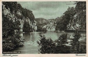 Gavanovac Lake Panorama - Plitvice 1930s