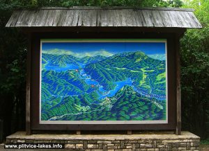 National Park Information Panel with 3D Map