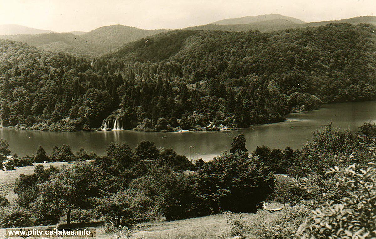 Panorama of Kozjak Lake @ Plitvicka Jezera (1960s)
