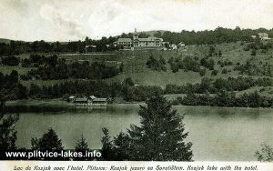 Kozjak Lake with Hotel (1907)