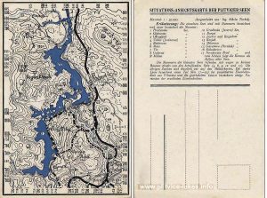Map of Plitvice Lakes from 1920s