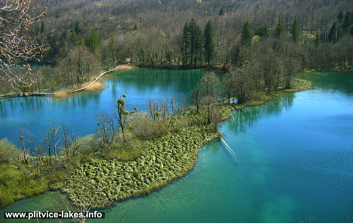 Panorama of Okrugljak Lake at Plitvice