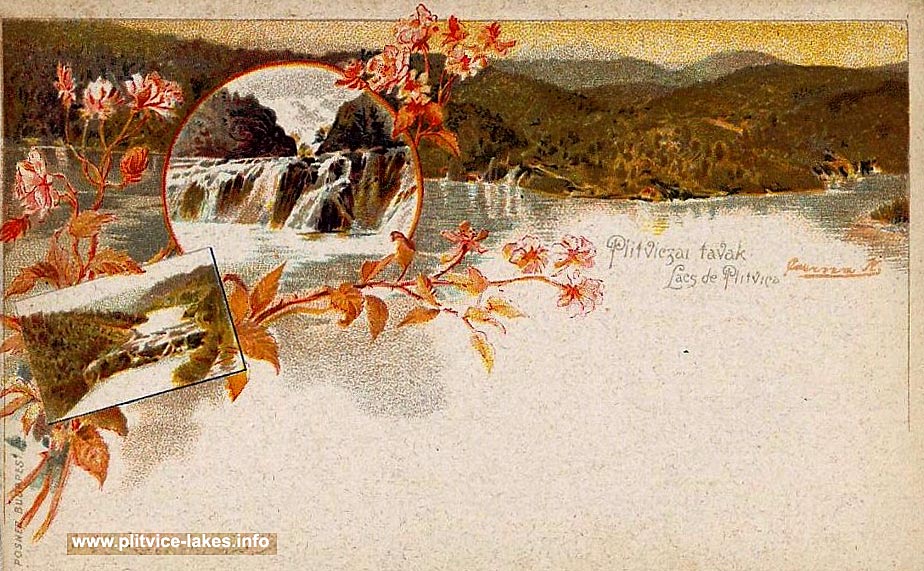 Plitvice Lakes in early 1900s
