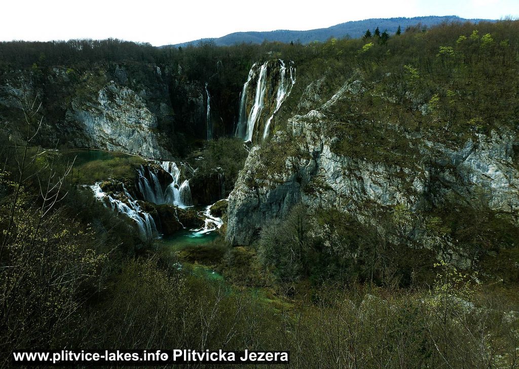 Views over Veliki Slap and Sastavci Waterfalls @ Plitvice Lakes National Park – Spring