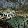 Outside of Šupljara cave -views over Great Cascade – Plitvice Lakes