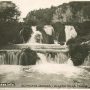 Front views over Milke Trnine Waterfalls (1950s)